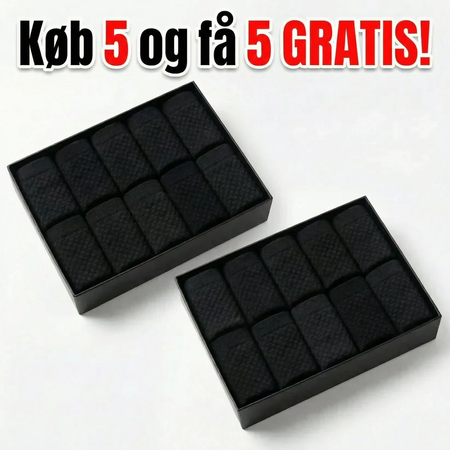 ECOAWEAR® Strømper 5-pak | Få 5 ekstra GRATIS