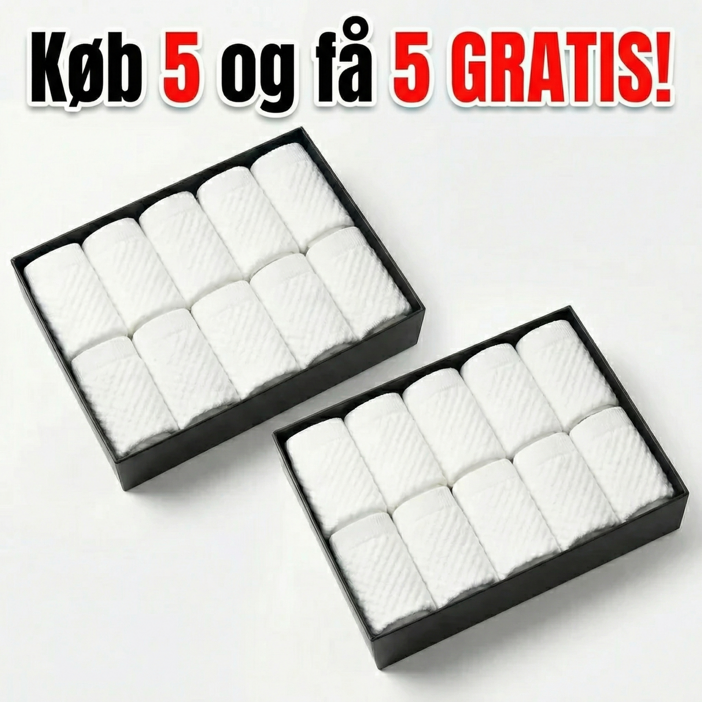 ECOAWEAR® Strømper 5-pak | Få 5 ekstra GRATIS