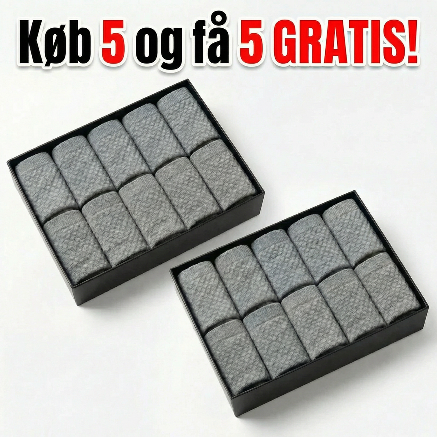 ECOAWEAR® Strømper 5-pak | Få 5 ekstra GRATIS